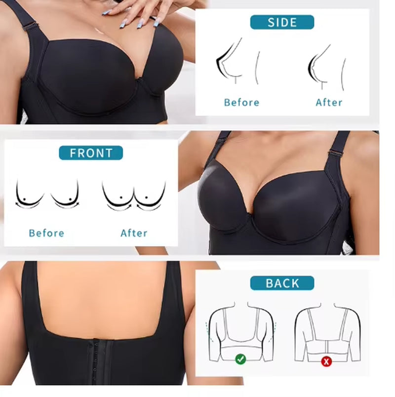 Wholesale Drop Shipping Breast Lift Invisible Anti-Slip Front Hook Strapless Wireless Bra Push up Strapless Front Buckle